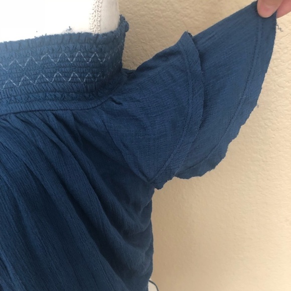 Free People santorini off shoulder open back top - Picture 5 of 7